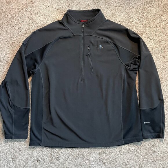 North Face Apex Bionic Jacket Mens XL Black Softshell Full Zip Gorpcore FlashDry - Picture 1 of 7